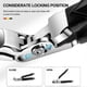 thumbnail image 3 of Nail Clippers for Seniors, Clipmaster Pro Toenail Clippers, Ergonomic Angled Head Senior Toenail Clipper, 3 of 5