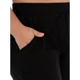 thumbnail image 3 of Athletic Works Women's Plus French Terry Athleisure Capri Jogger Pants, size 1X-5X, 3 of 8