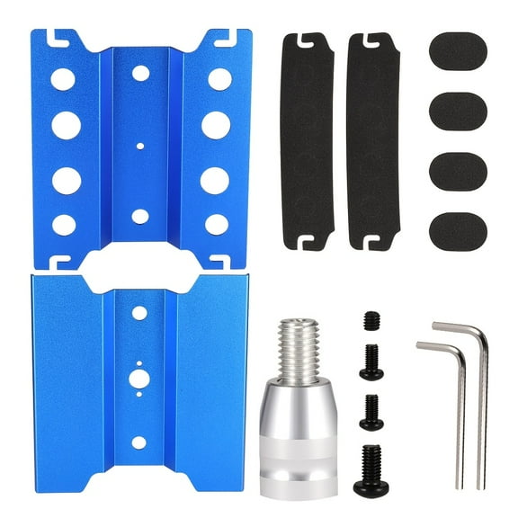 Aluminum Alloy RC Car Work Stand Repair Workstation 360 Degree Rotation Lift Or Lower for 1/8 1/10 1/12 Scale Cars Trucks Buggies