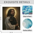 thumbnail image 3 of Diamond Art Kits for Adults - 5d Bearded Man With Dog Embrace Diamond Painting for Adults, Diamond Art for Adults Beginners, Diamond Painting Kits for Adults for Home Wall Decor, 3 of 7