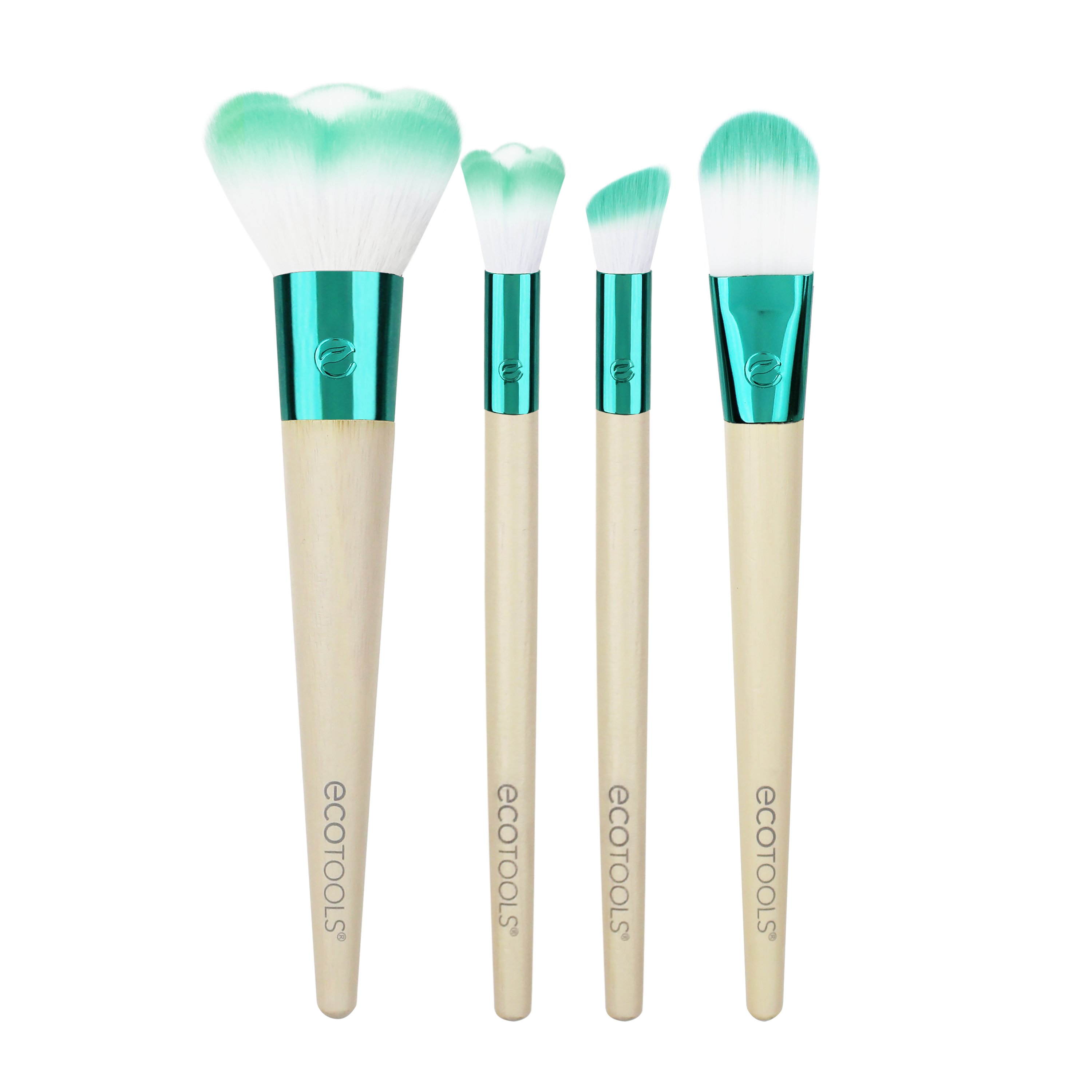 EcoTools® Blooming Beautifully Essential Makeup Brush Set, 4pc