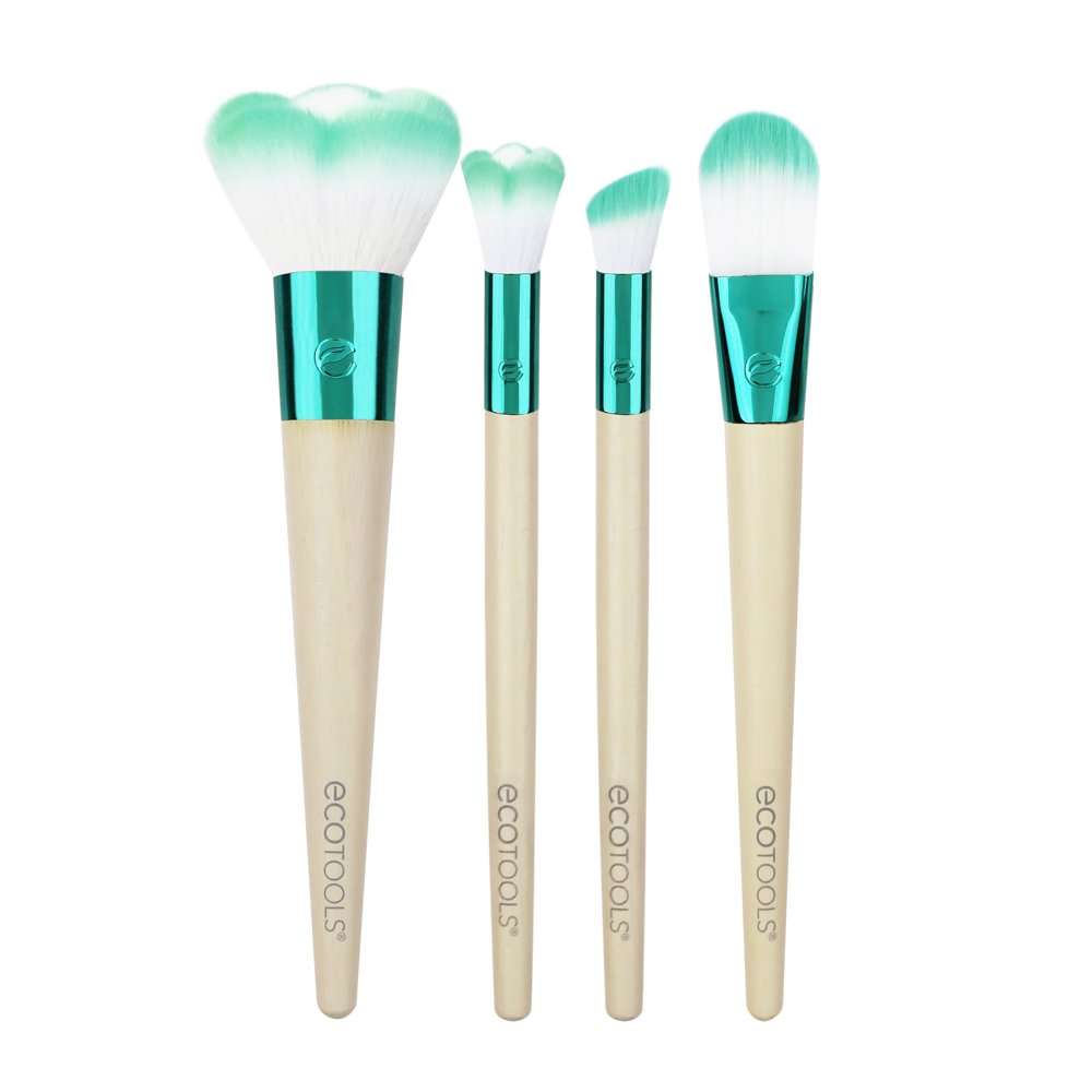 EcoTools® Blooming Beautifully Essential Makeup Brush Set, 4pc