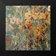 thumbnail image 2 of OToole, Tim 12x12 Black Modern Framed Museum Art Print Titled - Amber Poppy Field I, 2 of 5