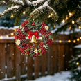 thumbnail image 4 of Christmas 3D Fabric Poke Wreath DIY Kit, Christmas Wreath DIY Kit for Adults Teens, Christmas Decorations Gift (Bell), 4 of 5