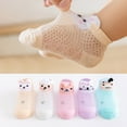 thumbnail image 6 of Lroveb Toddler Socks for Boys and Girls 5 Pairs of Children Socks Baby In Tube Cartoon Cotton No Show Socks, 6 of 9