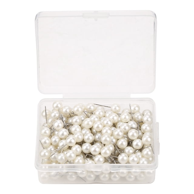 Oubit Épingle à Dessin, 200 Pcs Épingle à Carte Ronde en Plastique Matériaux de Qualité