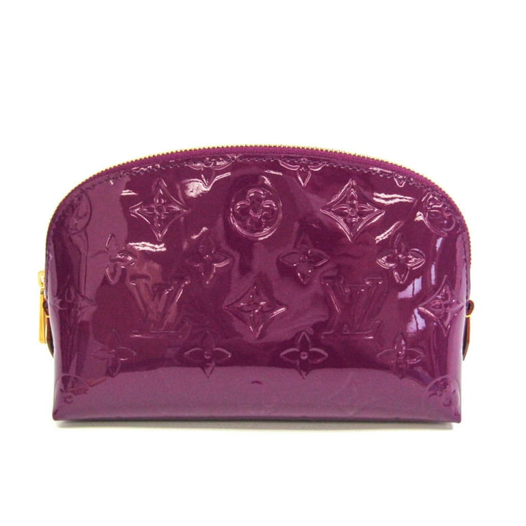 Authenticated Used Louis Vuitton Vernis Pochette Cosmetic M90157 Women's  Pouch Amethyst 