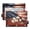 American Flag and Baseball, variant on American Flag and Baseball 2 Pack Pencil Pouch for 3 Ring Binder Smooth Zipper Folders with Pockets Clear Window Pencil Case