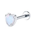 thumbnail image 1 of 1PC Titanium Ear Piercing Cartilage Earrings Tragus Helix Pirsing Labret Piercing Cross Ear Lobe Lip Rings Daith Jewelry Women FJH, 1 of 6