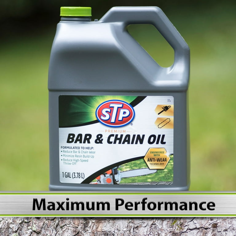 STP Premium Bar and Chain Oil For Chainsaws 1 Gallon Bottle