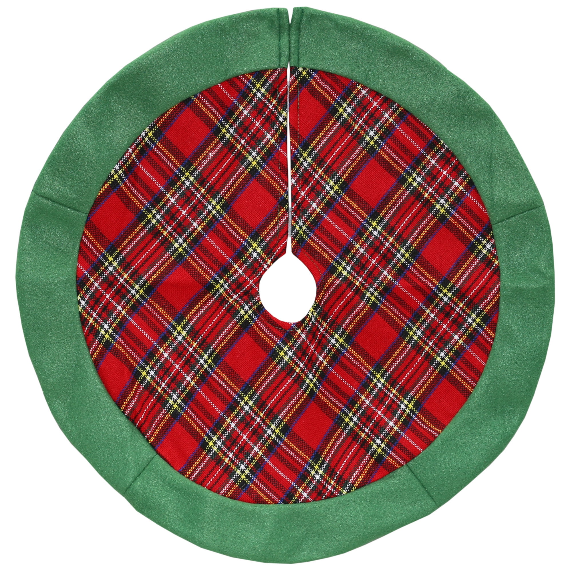 Plaid Christmas Tree Skirt 2021