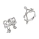 thumbnail image 2 of Anillo de mujer 2 piezas Anillo de onda Galvanoplastia Elegante para aniversario ANGGREK Otros, 2 of 8