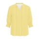 thumbnail image 5 of Camisas de Cuello de la Tripulación de Manga Corta para las Mujeres Moda Verano Casual Botón Arriba Cuello en V con Tejido Súper Suave, 5 of 6