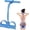 A, variant on Foot Pedal Resistance Band, 8 Tube Pedal Ankle Puller Fitness Resistance Bands, Multifunction Tension Rope with Handle, Sit-Up Training Equipment for Abdomen/Waist/Arm
