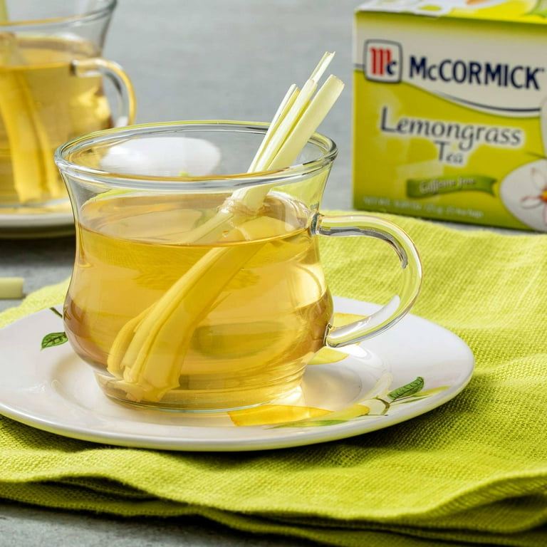 McCormick No Artificial Flavors Caffeine Free Lemongrass Tea 25
