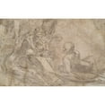 thumbnail image 2 of Luca Cambiaso 24x17 Gold Ornate Framed and Double Matted Museum Art Print Titled - Rest on the Flight Into&nbsp;Egypt (16th&nbsp;Century), 2 of 4