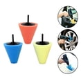 thumbnail image 7 of SPRING PARK 3/4/5/6Pcs Sponge Polishing Pad Cone Durable Solid Color Ball Wheel Polisher Buffer Waxing Tool for Car, 7 of 7