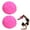 Pink, variant on BESTSKY 2 Pcs Exercise Ball,6.3*6.3*3.15in Yoga Ball For Pregnancy,Anti-Slip Birth Ball,Pink