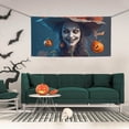 thumbnail image 2 of Salouo Modern Style Pumpkin Witch Pattern Holiday Banner Outside Party Decoration Banner (1PC) Festival Supplies Fit for Birthday Parties & Celebrations & Chrismas-Small, 2 of 8