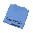 thumbnail image 4 of Funny Unicorns Enthusiasts Introverts Sarcastic Sayings Novelty Rainbowy Introverted Statements Unicorn Unisex Softstyle T-Shirt, 4 of 4