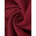 thumbnail image 5 of INSPIRE CHIC Off Shoulder Bodycon Dress for Women's Mesh Sleeves Mermaid Hem Dresses XS Red, 5 of 6