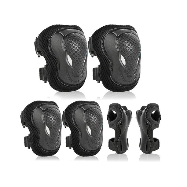 Xihbxyly Equipo de Protección Multifuncional, Rodilleras, Coderas y Muñequeras, Espuma Eva Cómoda, Diseño Ligero, Ideal para Patinaje, Ciclismo y Bmx, Regalo para Niños y Niñas de 3 a 7 Años (Juego d
