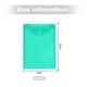 thumbnail image 2 of Bolsa de archivo adhesiva vertical Desiderio de 12 piezas, material de oficina, bolsa de archivo adhesiva, bolsa de información de plástico transparente de color simple, verde, 2 of 5