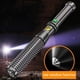 thumbnail image 4 of Linterna LED recargable por USB de alta luminosidad | Linterna táctica compacta y brillante con diseño antideslizante resistente al agua | Rompeventanas de emergencia | Para uso en exteriores, campin, 4 of 5