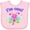 AD-Pink, variant on Inktastic I'm One- Dragonfly First Birthday Girls Baby Bib