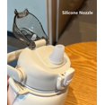 thumbnail image 4 of 650ml Double Stainless Steel Thermos Mug With Straw Portable Vacuum Flasks With Strap Fashion Cute Thermal Bottle Tumbler, 4 of 6