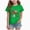 A647-Green, variant on NOLDARES Christmas Shirts for Girls Xmas Santa Graphic Tshirts Cotton Short Sleeve Merry Holidays Print Tee,A647-Red