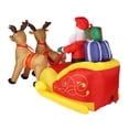 thumbnail image 4 of Christmas Santa Decoration Polyester Waterproof Christmas Santa And Reindeer With Water Bag For Party ANGGREK Otros, 4 of 8