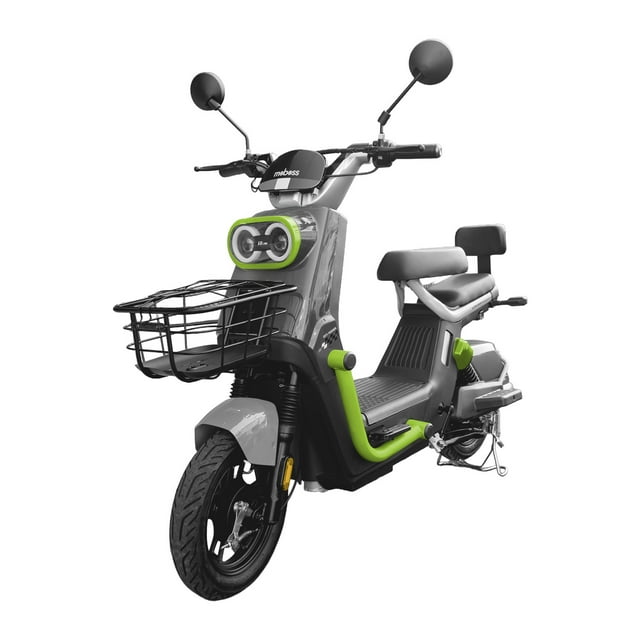 Moboss Bicicleta Electrica para Adultos Bicimoto Electrica Potencia Maxima del Motor 500 W Bateria 60V 20AH Gris