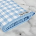 thumbnail image 4 of KitchenAid Gingham Oven Mitt 2-Pack Set, Blue Velvet, 7"x13", 4 of 5