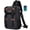 A8019 Black, variant on Sling Bag for Men Canvas Large Chest Bags Crossbody Bag with USB Charging Port for Travel Daily Work(A8019 Black)