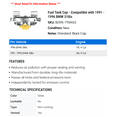 thumbnail image 2 of Fuel Tank Cap - Compatible with 1991 - 1996 BMW 318is 1992 1993 1994 1995, 2 of 2