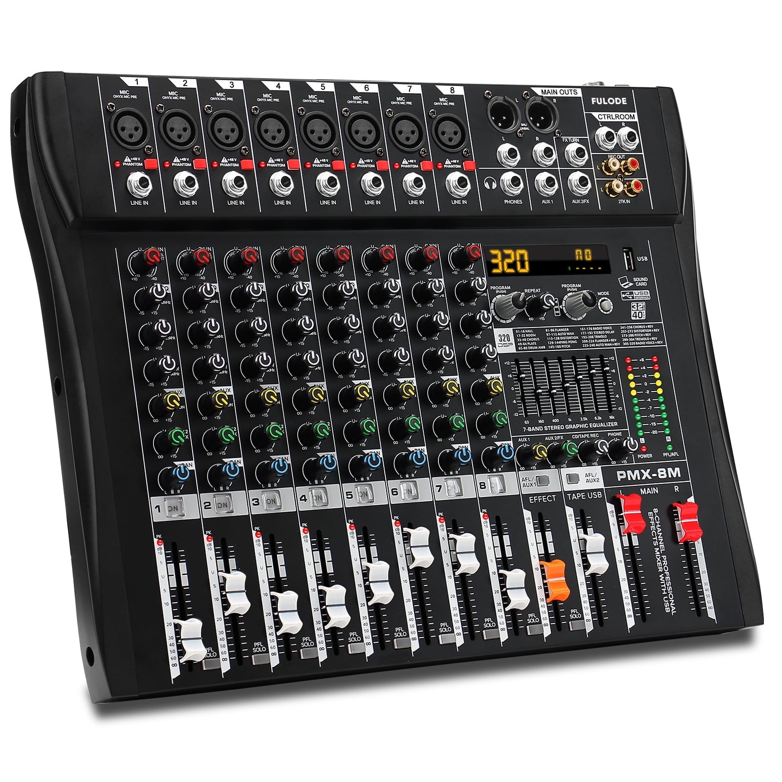 鍵盤楽器 Little Fish Audio Mixer GAX-MK280 Green Audio Portable Mixer - High Power & ECHO DJ