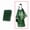 Green, variant on 2-in-1 Waterproof Emergency Poncho & PE Thermal Blanket - Hooded Rain Cover for Camping, Hiking & Motorcycle Emergencies