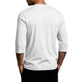 thumbnail image 4 of Havenx Mens Patriotic T Shirts Crewneck Three-quarter Sleeve Shirts American Flag Design Fun Graphic T-Shirt Classic Patriotic Summer Workout Freedom Tees,White 2XL, 4 of 5