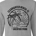 thumbnail image 4 of Inktastic Summer Vacation Mode Clearwater Beach Florida Long Sleeve T-Shirt, 4 of 5