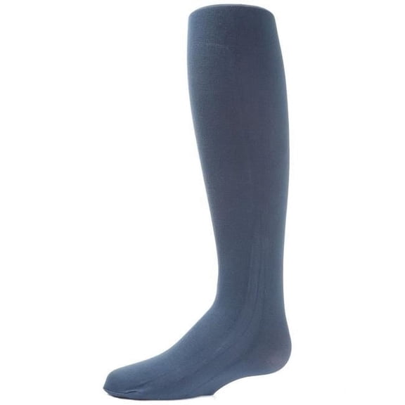 MeMoi Soft Pima Cotton Opaque Tights - Girls - Female, 10-12, Ocean Blue