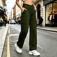 thumbnail image 5 of Tumotour Cargo Pants for Women Plus Size Athletic Workout Running Joggers with Pocket High Waisted Wide-Leg Stretchy Work Pants, 5 of 7