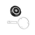thumbnail image 2 of Thinsony 2pcs Metal R1200RT R1200GS ADV Adventure 05-13 Engine Cap Plug Cover Durable Construction Silver, 2 of 6