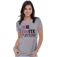 thumbnail image 4 of He Can Heal Cancer Religious BCA Womens Slim Fit Graphic Tee Brisco Brands S, 4 of 5