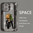 thumbnail image 1 of Funda para teléfono con diseño de motociclista para iPhone 14 Pro, transparente, 12, 11, anticaídas, suave, 78plustrendyxr, 1 of 4