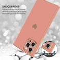thumbnail image 3 of Compatible with iPhone 12 Pro Max Case  for Women Girls Cute Love Heart Luxury Plating Gold Shockproof Raised Full Camera Lens Protection Cover Phone Case for iPhone 12 Pro Max, Pink, 3 of 14