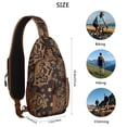 thumbnail image 5 of Paisley Crossbody Sling Backpack for Men - Womens Fashion Sling Bag with Adjustable Shoulder Straps for Travel Hiking Chest Bag Daypack Anti-theft Purse, 5 of 6