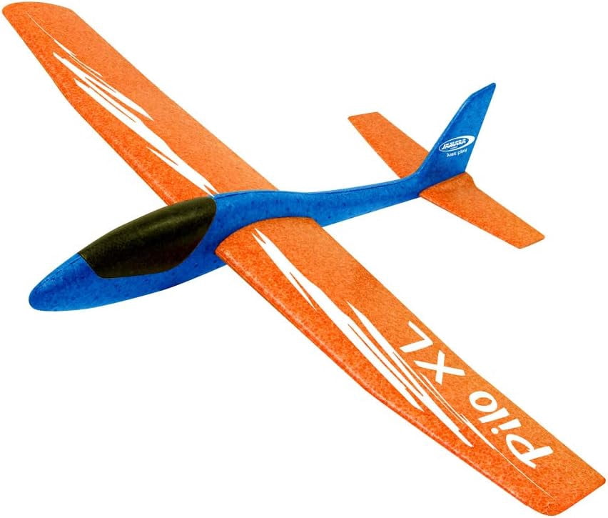 Jamara Foam cast Glider 2-in-1-Pilo XL, Blue, 86 cm Wingspan, Super Light, Almost Indestructibl