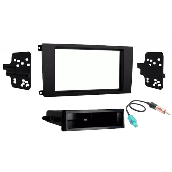 Porsche Cayenne (955) 2003-2006 Single Double DIN Stereo Radio Install Dash Kit