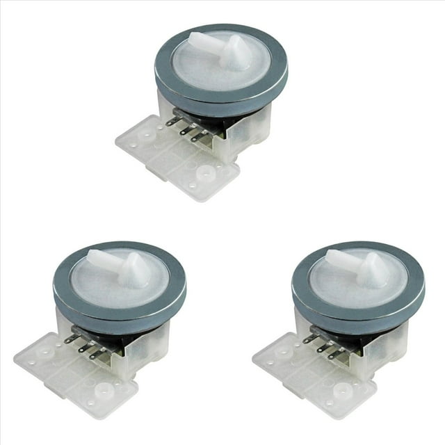 3X XQB45-95 DC5V 10mA Washing Machine Water Level Switch Washing Machine Water Level Sensor Automatic Sensor,3 x water level switch,Silver-White
